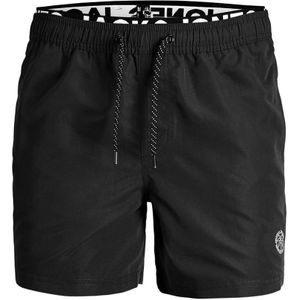 zwemshort fiji double waistband zwart