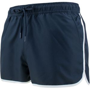 zwemshort runner retro blauw