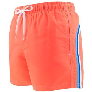 elastic waist zwemshort fluo oranje