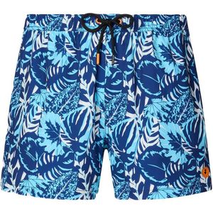 zwemshort ademir jungle leaves blauw