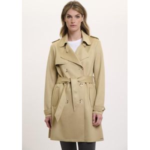Rino & Pelle Jack Kyona - Damesjas in Zandkleur met Gordel en Zakken