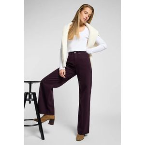 LEE Stella Wide Leg Jeans | Deep wine