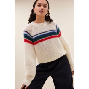 By-Bar - Liam Stripe - Pullover - Off White