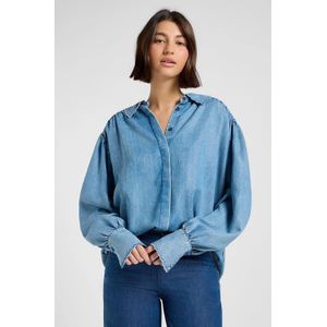 LEE Regular Statement Collar Shirt | Indigo