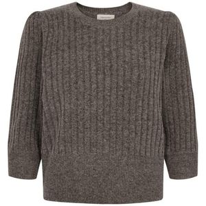Freequent - Trui 206604 - Grijs - Gebreide Trui