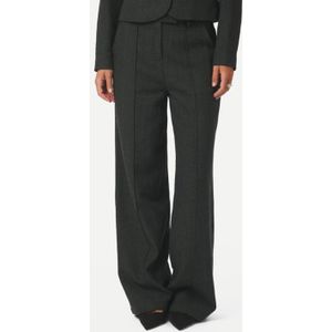 Neo Noir Sury Herringbone Pants Antracit