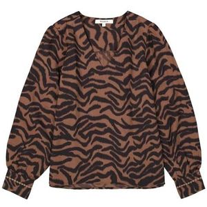 Garcia - J50030 - Blouse - Dierenprint - Lange Mouwen