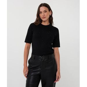 Esqualo - F25.02521 - Gebreide Trui - Zwart