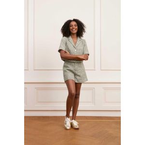 Lofty Manner - Korte Broek - Donker Groen - 70% Polyester 30% Wol