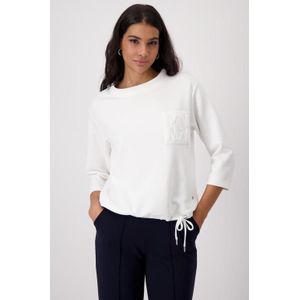 Monari - 409376 - Blouse - Wit - Zacht en Comfortabel Materiaal