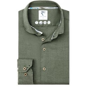 R2 Amsterdam - Overhemd - Groen - 128.WSP.021
