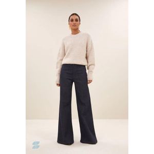 By-Bar Amsterdam - Femme Nova - Flare Broek - Blauw - Dark Denim