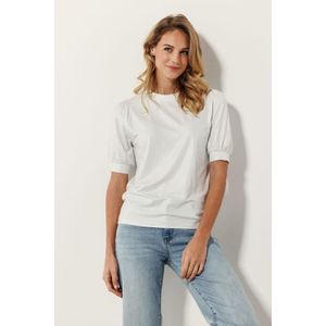 Tramontana Coated Puff-Sleeve T-shirt