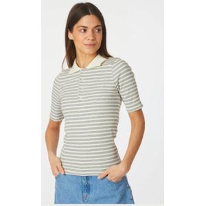 Neo Noir Manama Stripe Blouse light blue