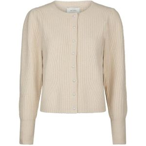 Neo Noir - Puli Knit Cardigan - Crème - Dames Cardigan