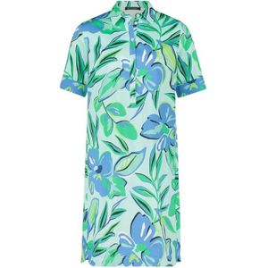 Betty Barclay - Jurk 251-17071206 - Bloemenprint - Blauw en Groen