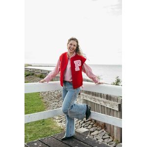 POM Amsterdam - Gilet SP9322 - Rood - Damesgilet