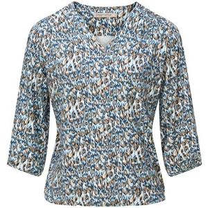 Dreamstar - Top W25 102 Jeanny - Dames Top - Blauw en Beige