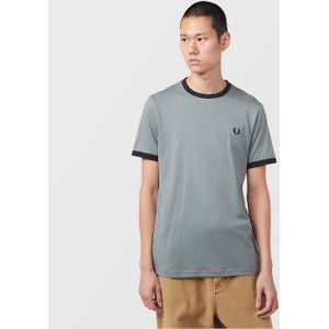 Fred Perry Laurel Ringer T-Shirt, grijs