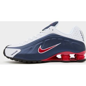 Nike - Shox R4 - Herensneakers - Midnight Navy Gym Rood Wit