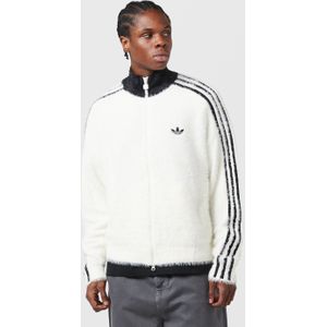 adidas Originals Faux Mohair Classic Track Top, wit