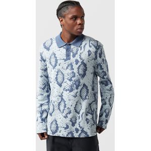 Vans Raw Instinct Long Sleeve Polo, blauw