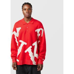 Nike Club Knit Rugby Top, rood