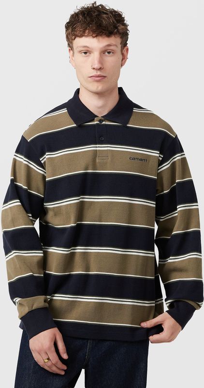 Carhartt WIP Malone Rugby Shirt, groen