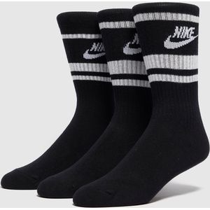 Nike 3 Pack Logo Socks, zwart
