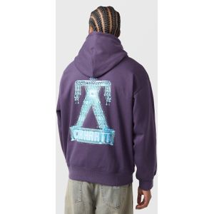 Carhartt WIP Electric Boogie Hoodie, paars