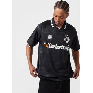 Carhartt WIP - Hartt's Football Jersey - Zwart - Sportshirt