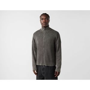 Home Grown Ribbed Full Zip Knit, grijs