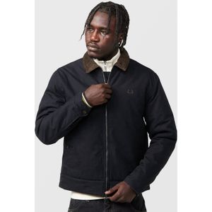 Fred Perry Cotton Caban Jacket, blauw