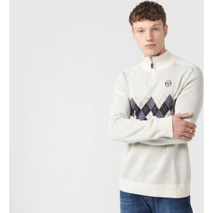 Sergio Tacchini Sangro 1/4 Zip Knit, wit