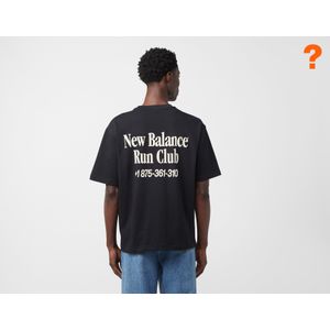 New Balance Run Club T-Shirt - size? exclusive, zwart