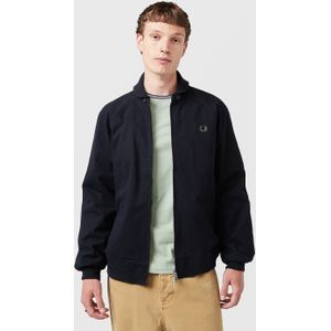 Fred Perry Rib Collar Bomber Jacket, blauw