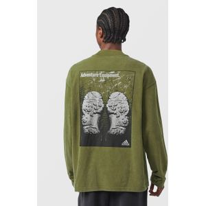 adidas Originals EQT Long-Sleeve Graphic T-Shirt, groen