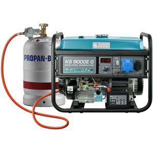 Könner & Söhnen - KS 9000E G - Generator - LPG/Benzine - 25-liter tank