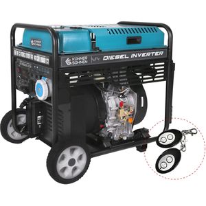Diesel-invertergenerator KS 9500iDE ATSR - Generator - Pure Sinusgolf - 230V - Betrouwbare Motor