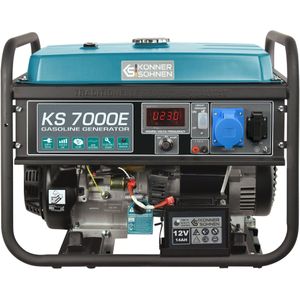 Könner & Söhnen - KS 7000E - Benzinegenerator - Gemiddeld Vermogen van 5 kW