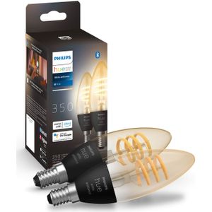 Philips Hue Filament kaarslamp - White Ambiance - E14 (2-pack)