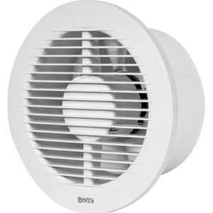 Badkamer ventilator rond Ø 150 mm wit met timer - EA150T