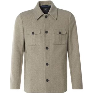 Campbell Classic Falmer OverShirt Heren - Beige uni