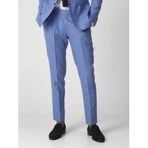 Dutch Dandies - Mix&Match Pantalon Heren Portofino DD332 - Blauw streep