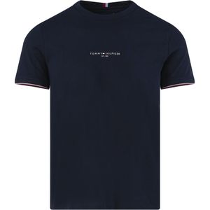 Tommy Hilfiger Menswear T-Shirt Heren KM - Donker grijs