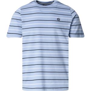 Campbell Bell T-Shirt Heren KM - Brunnera Blue