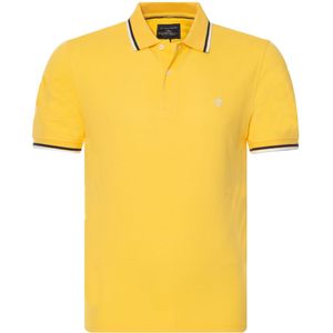 Campbell Classic Leicester Polo Heren KM - Lichtgeel uni