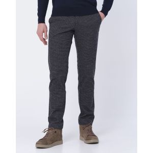 Campbell Chino Heren - Donkerblauw kleine ruit