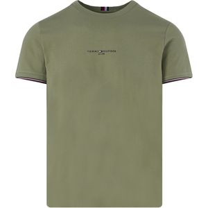 Tommy Hilfiger Menswear T-Shirt Heren KM - Groen