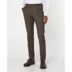 Dutch Dandies Pisa Mix & Match Pantalon Heren - Bruin streep